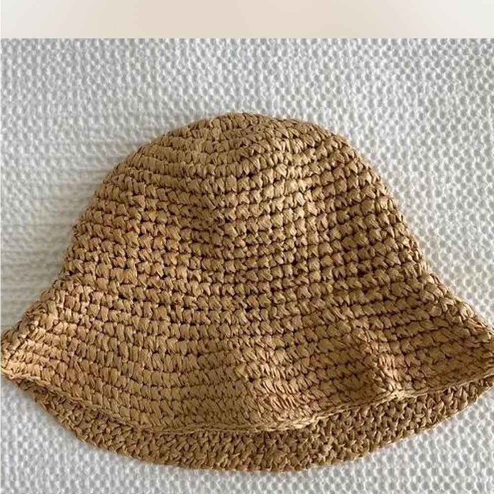 Abercrombie & Fitch Straw Bucket Hat